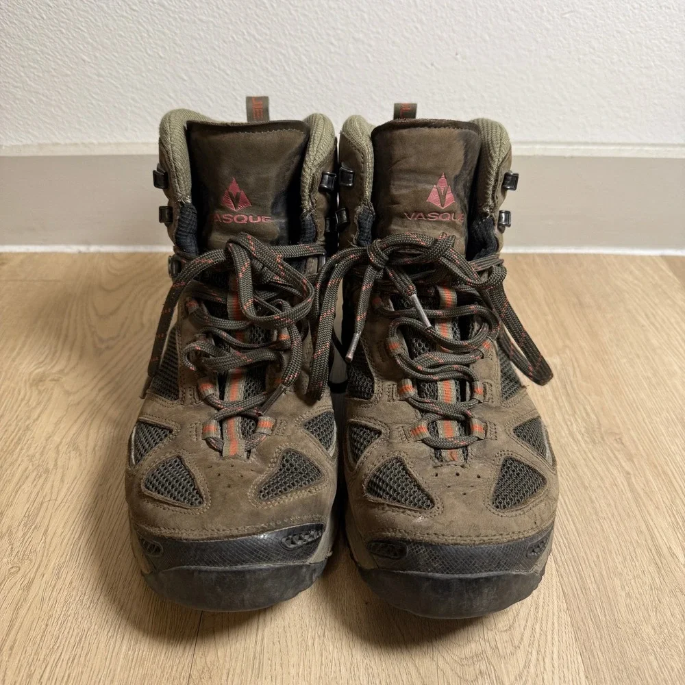 Vasque Breeze III GTX Hiking Boots Mens‎ 11.5 Brown Waterproof Vibram Gore-Tex